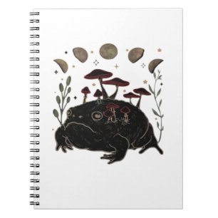 Carnet Academia Moon Sorcière Goblincore Esthétique Greno