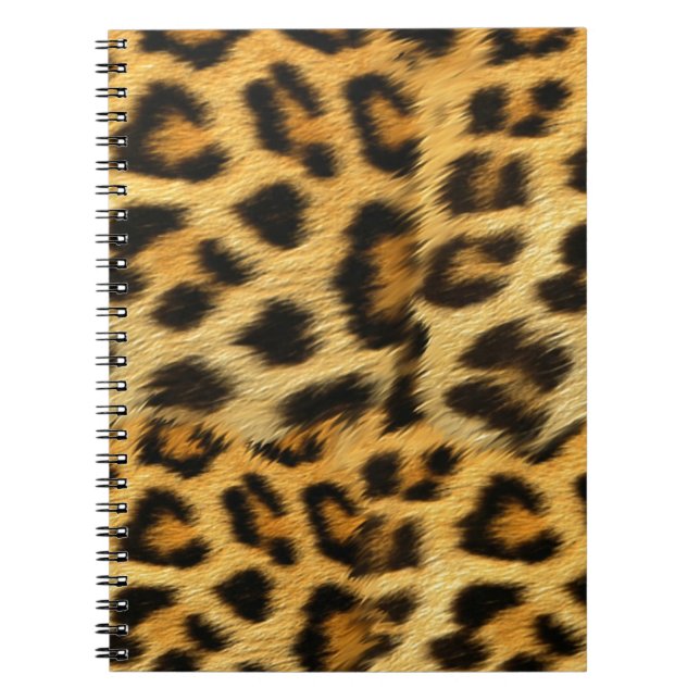 Carnet Accessoires d'impression de fourrure léopard réali (Devant)