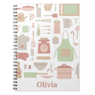 Carnet Accessoires et ustensiles de cuisine motif