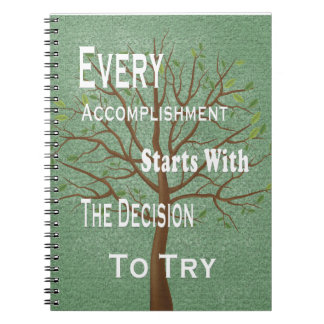 Carnet Accomplissement et accomplissement de motivation