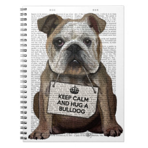 Carnet Accrochez un Bulldog