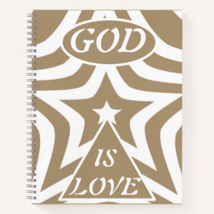 Carnet Achempong Dieu est amour Star Light Taupe -  Foi