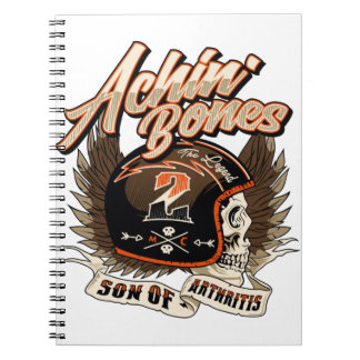 Carnet Achin Bones | Rétro motocyclette motocycliste