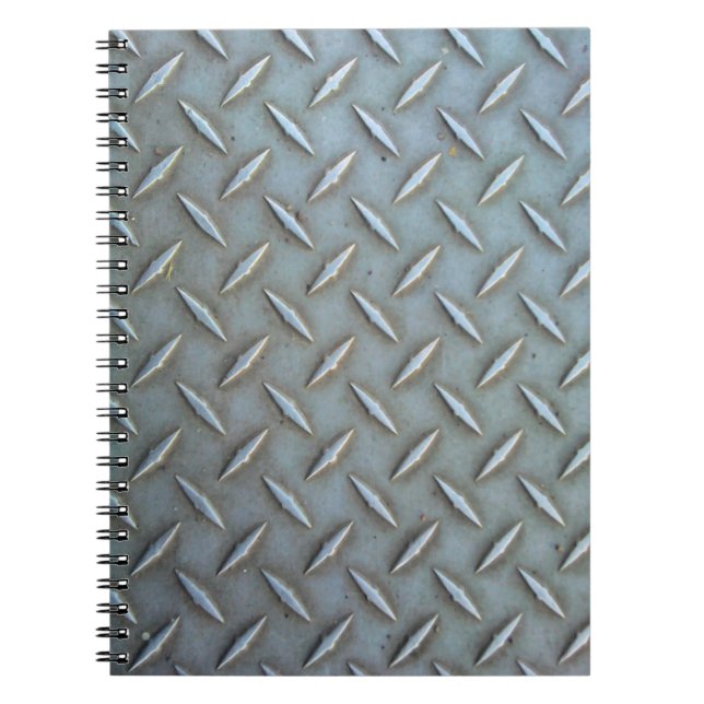 Carnet Acier de plaque de diamant (Devant)