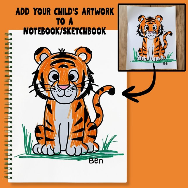 Carnet Add Your Child's Artwork to a Sketchbook (Créateur téléchargé)
