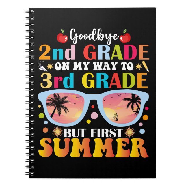 Carnet Adieu 2e année Bonjour 3e année mais premier été (Devant)