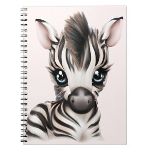 Carnet adorable bébé Zebra