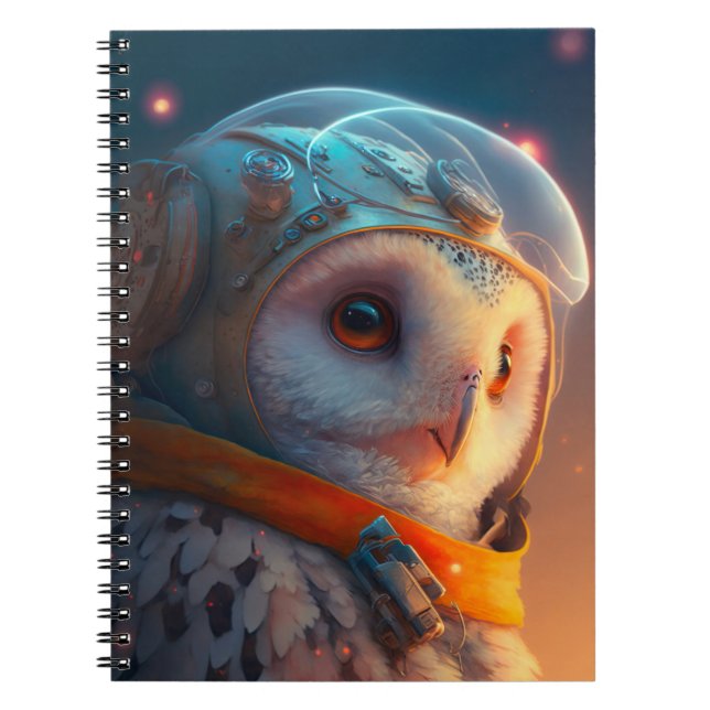 Carnet adorable des astronautes de la Chouette (Devant)