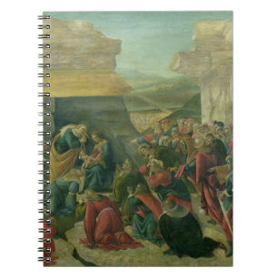 Carnet Adoration des Magi, c.1480 (tempera sur le