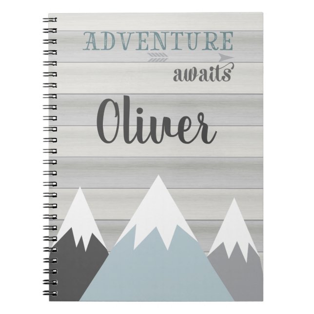 Carnet Adventure Await Photo Book Mémoire Book Boy (Devant)