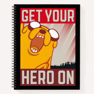 Carnet Adventure Time   Jake "Get Your Hero On"