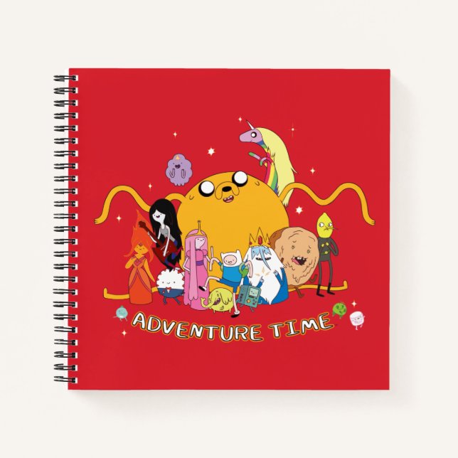 Carnet Adventure Time | Large Jake Group Graphic (Devant)