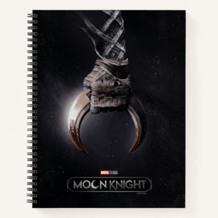 Carnet Affiche d'art du Moon Knight saisissant un dard en