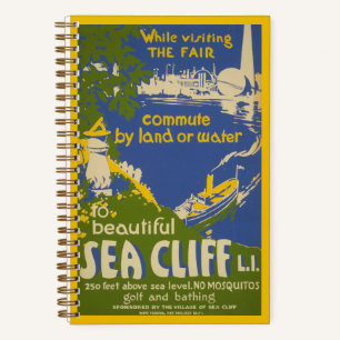 Carnet Affiche de voyage Promotion Sea Cliff, Long Island