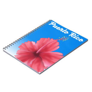 Carnet Affiche de voyage Puerto Rico Flor de maga