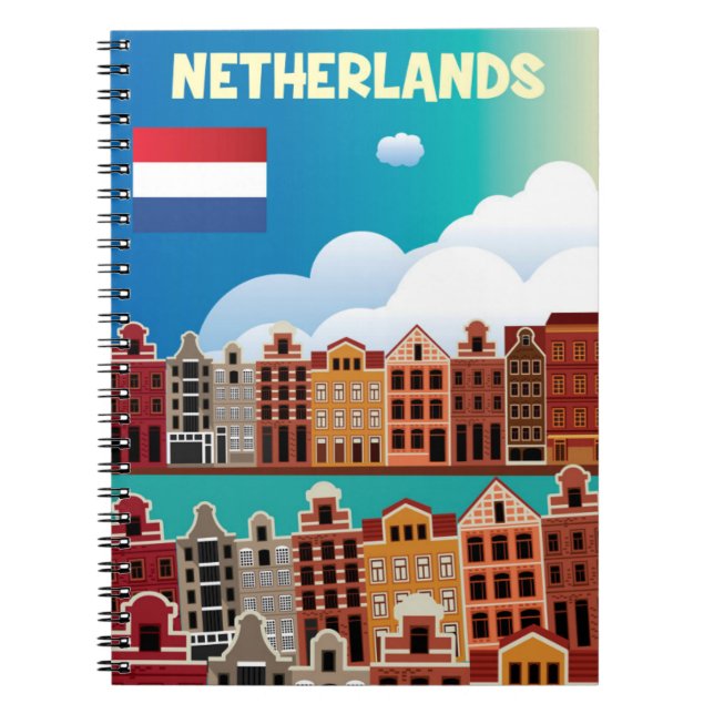 Carnet Affiche néerlandaise de voyage (Devant)