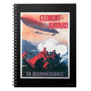 Carnet Affiche promotionnelle de dirigeable d'Adjudant