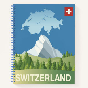 Carnet Affiche Suisse Travel