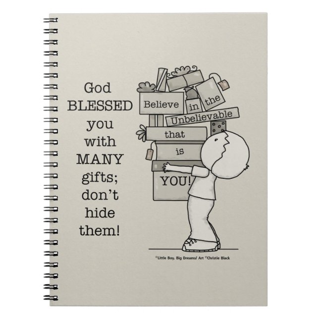 Carnet Afficher vos cadeaux (Devant)