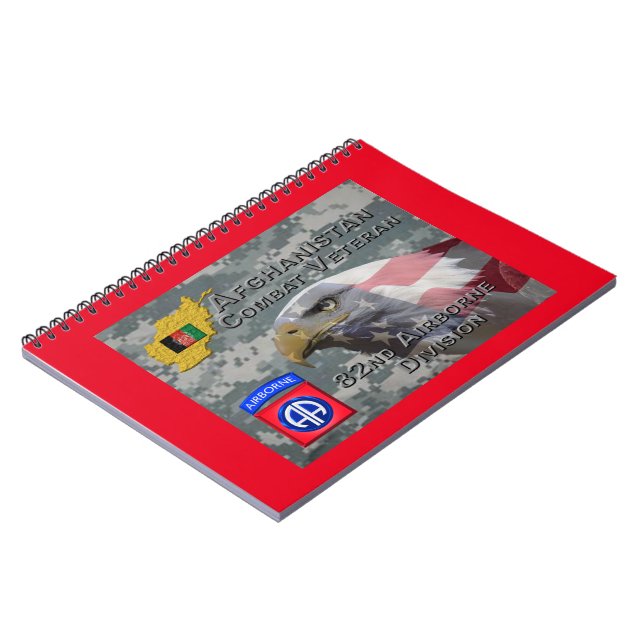 Carnet " Afghanistan Combat Veteran " - 82e Divis aéropor (Côté gauche)