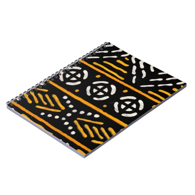 Carnet africain imprimé en spirale (Côté gauche)