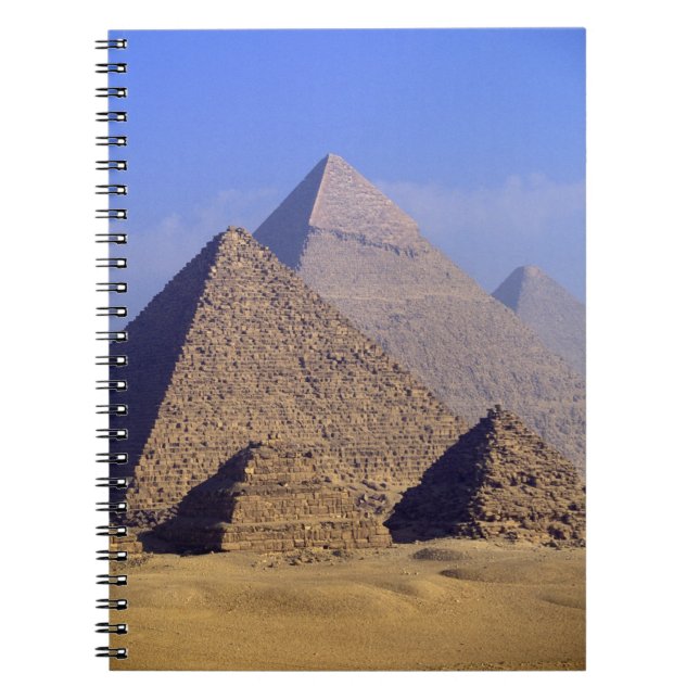 Carnet Afrique, Egypte, Caire, Gizeh. Grandes pyramides (Devant)