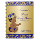 Afro-Américain Prince Royal Blue Gold Cadeau Guest
