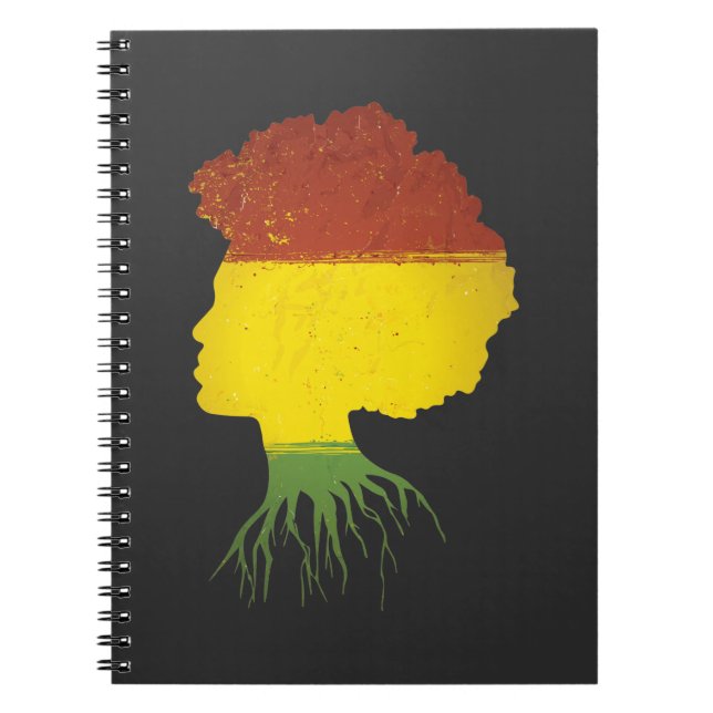 Carnet Afro Black Girl African American Roots Diva (Devant)