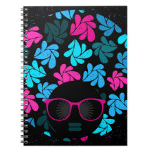 Afro Diva Turquoise & Hot Pink