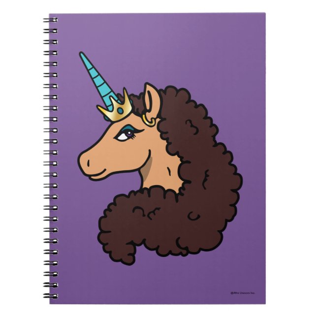 Carnet Afro Unicorn | Divin (Devant)