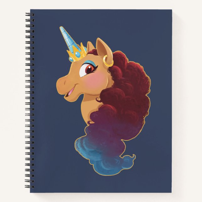 Carnet Afro Unicorn | Divine la licorne (Devant)