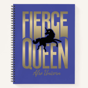 Carnet Afro Unicorn Fierce Queen