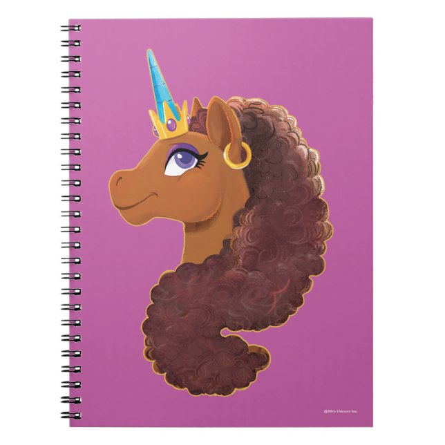 Carnet Afro Unicorn | Unique (Devant)