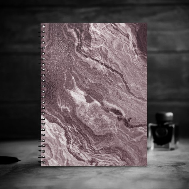 Carnet Agate de mauve cristallisée | Marbre rose Rose pou (Créateur téléchargé)