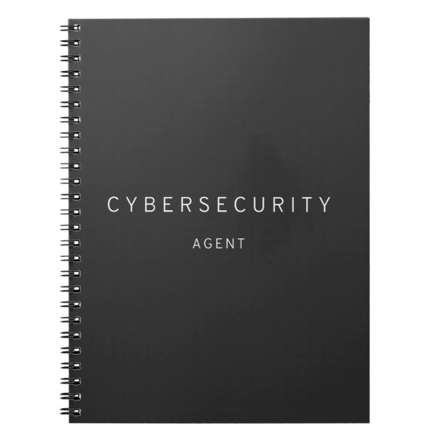 Carnet Agent de cybersécurité (Devant)