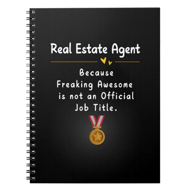 Carnet Agent immobilier (Devant)