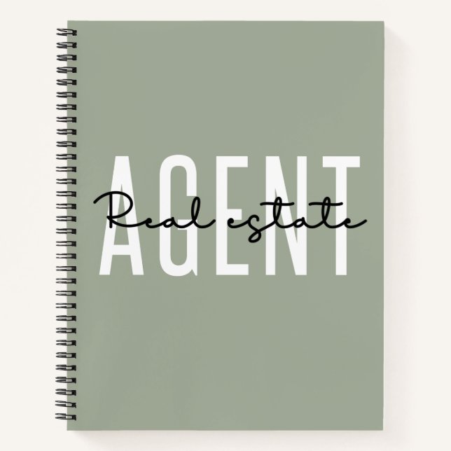 Carnet Agent immobilier | Cadeaux pour le concessionnaire (Devant)