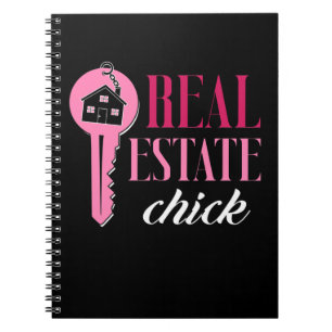 Carnet Agent immobilier Femme Funny Courtier immobilier