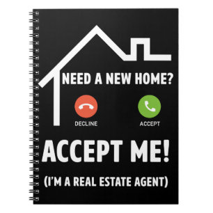 Carnet Agent immobilier Funny Courtier immobilier