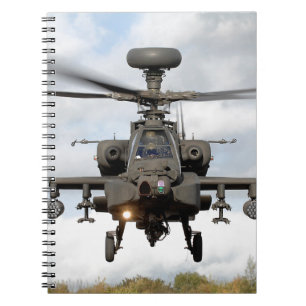 Carnet ah 64 apache longbow hélicoptère militaire