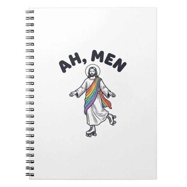 Carnet Ah Men Roller Skating Foi Vector Design_1 (Devant)