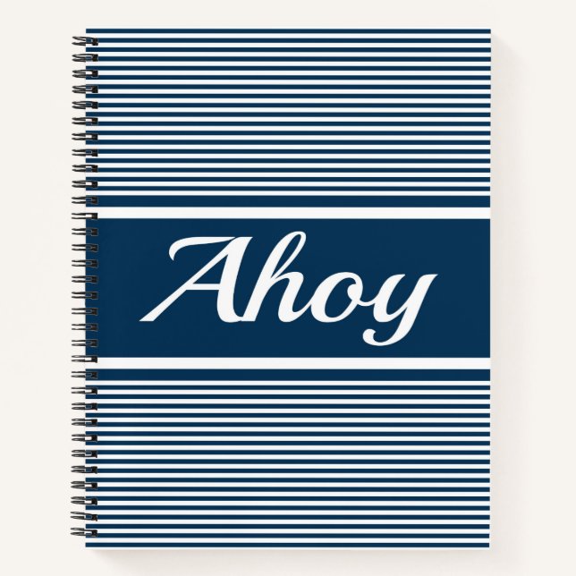 Carnet Ahoy (Devant)