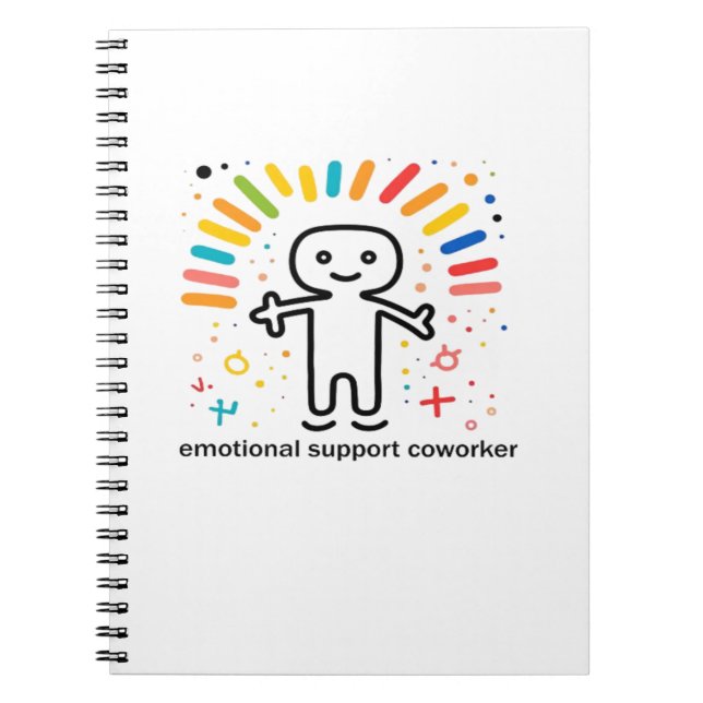 Carnet Aide émotionnelle Coworker Viral (Devant)