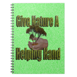 Carnet Aider Les Mains À Tenir L'Arbre Cultivant,