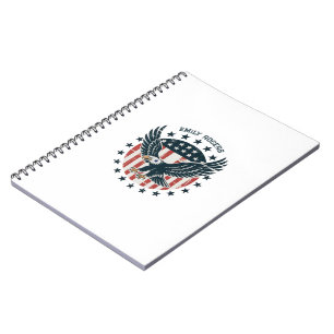 Carnet Aigle Américain Rétro