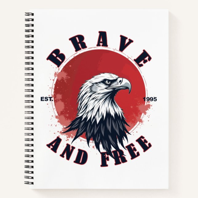 Carnet Aigle Brave et Libre (Devant)