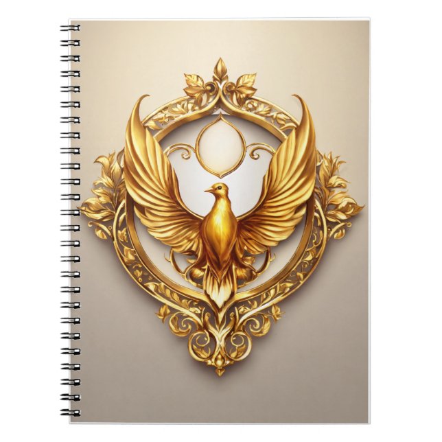 Carnet Aigle de cristal : Icône de liberté et d'ambition (Devant)