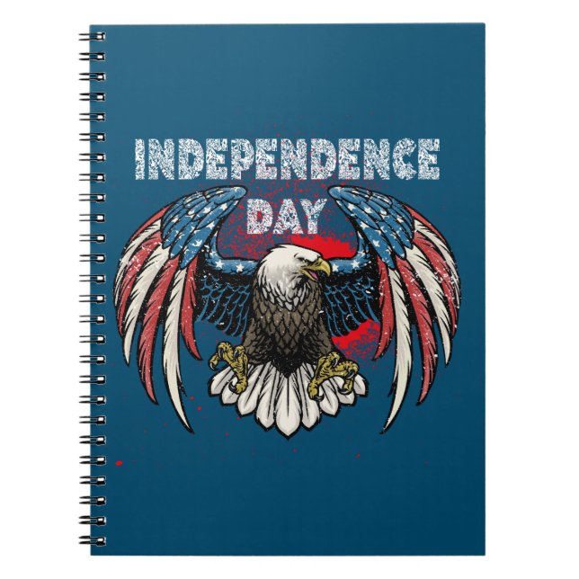 Carnet Aigle patriotique juillet 4 juillet 4 juillet (Devant)