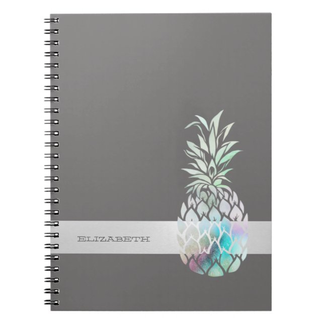 Carnet Aiguille tendance, Grille - Personnalisée (Devant)