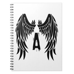 Carnet Aile d'angle de tatouage Monogramme